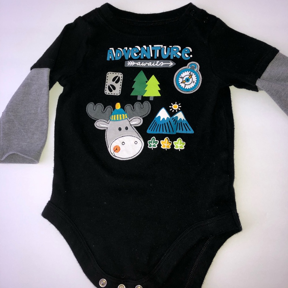 Boys long sleeve onesie